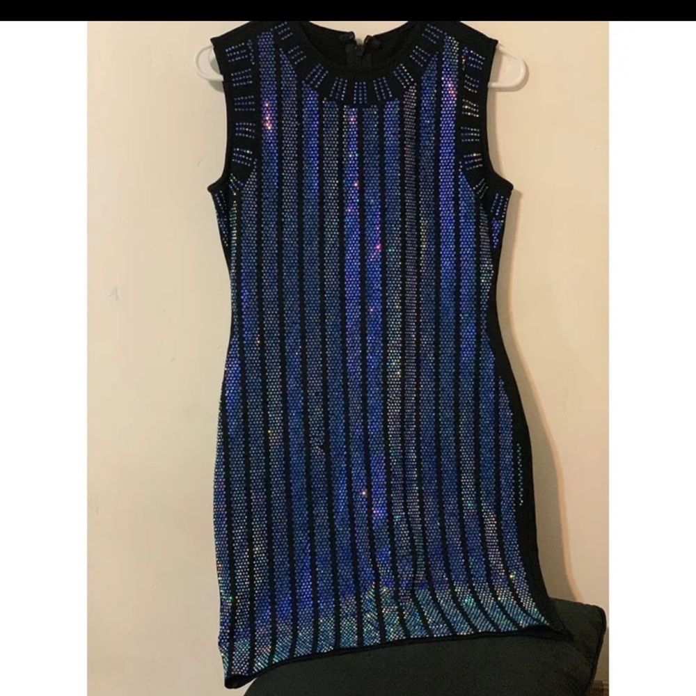 Gu€€i inspired studded dress